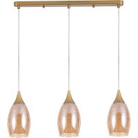 Подвесной светильник Artelamp Barry A7951SP-3GO Янтарный Золото — фото 1, Подвесные светильники