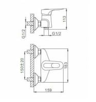 Смеситель для душа Frap H04 F2004 Хром — фото 13, Смеситель для душа