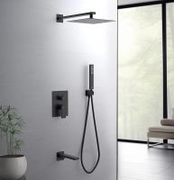 Товар: Душевая система Aquatek Лира AQ1473MB Черная матовая - фото 3 Душевая система Aquatek Лира AQ1473MB Черная матовая — фото 3, Встраиваемые душевые комплекты