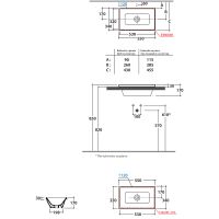 Раковина Globo Stockholm 55 FO056.BI Белая — фото 3, Раковины