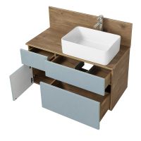 Товар: Тумба под раковину Aquaton Мишель 100 1A256901MIX30 подвесная Дуб рустикальный Фьорд - фото 10 Тумба под раковину Aquaton Мишель 100 1A256901MIX30 подвесная Дуб рустикальный Фьорд — фото 10, Мебель для ванной