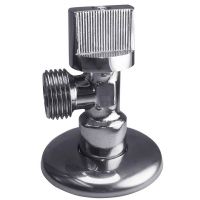 Шаровой кран Remsan Ду15х15 448512 угловой Хром — фото 1, Комплектующие для душевого оборудования