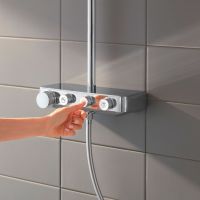 Товар: Душевая система Grohe SmartControl 26507000 с термостатом Хром - фото 15 Душевая система Grohe SmartControl 26507000 с термостатом Хром — фото 15, Душевое оборудование. Душевая программа