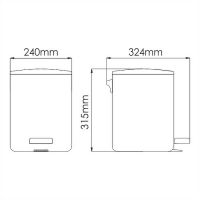 Товар: Ведро для мусора WasserKRAFT K-649 Нержавеющая сталь - фото 7 Ведро для мусора WasserKRAFT K-649 Нержавеющая сталь — фото 7, Мусорные ведра