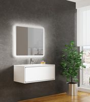 Товар: Тумба с раковиной SanVit Бруно-1 90 kbruno190w подвесная Белая глянцевая - фото 11 Тумба с раковиной SanVit Бруно-1 90 kbruno190w подвесная Белая глянцевая — фото 11, Мебель для ванной