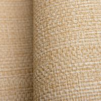 Обои Zambaiti Parati Trussardi VII 18947 Винил на флизелине (0,7*10,05) Бежевый/Золото, Рогожка — фото 3, Обои для стен