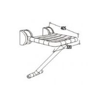 Сиденье для душа Creavit TB410 Белое — фото 3, Сиденья