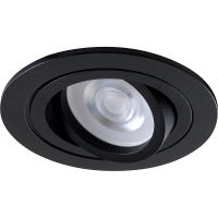 Встраиваемый светильник Crystal Lux CLT 001C1 BL Черный — фото 1, Точечные светильники