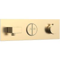 Товар: Душевая система Vincea VSFW-422T1BG с термостатом Брашированное золото - фото 4 Душевая система Vincea VSFW-422T1BG с термостатом Брашированное золото — фото 4, Душевое оборудование. Душевая программа