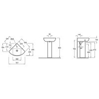 Товар: Раковина Jacob Delafon Odeon Up E4710-00 Белая - фото 5 Раковина Jacob Delafon Odeon Up E4710-00 Белая — фото 5, Раковины