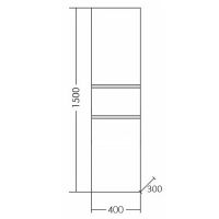 Товар: Шкаф пенал СанТа Марс 40 700309 подвесной Белый - фото 4 Шкаф пенал СанТа Марс 40 700309 подвесной Белый — фото 4, Пеналы для ванной комнаты
