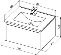 Товар: Тумба с раковиной STWORKI Карлстад 60 подвесная Дуб рустикальный Белая арт-440544 - фото 11 Тумба с раковиной STWORKI Карлстад 60 подвесная Дуб рустикальный Белая арт-440544 — фото 11, Тумбы с раковиной