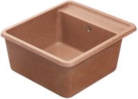 Кухонная мойка Aquaton Беллис 57 1A724932BS270 Терракот — фото 2, Кухонные мойки