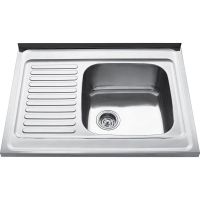 Кухонная мойка Kaiser KSS-8060R Хром — фото 1, Кухонные мойки