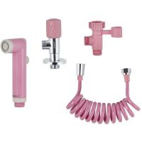 Гигиенический душ с запорным вентилем Kaiser SH-356 Розовый — фото 2, Душевое оборудование. Душевая программа