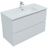 Товар: Тумба под раковину Aquanet Джейн 100 335426 подвесная Белая матовая - фото 9 Тумба под раковину Aquanet Джейн 100 335426 подвесная Белая матовая — фото 9, Мебель для ванной