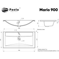 Товар: Раковина Paola Mario 90 Белая глянцевая - фото 7 Раковина Paola Mario 90 Белая глянцевая — фото 7, Раковины