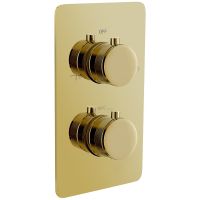 Смеситель для душа Boheme Cell 134-2-G с термостатом Золото — фото 1, Смесители