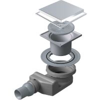 Душевой трап Pestan Confluo Standard 13702559 с двухсторонней решеткой Хром глянцевый / полая под плитку — фото 1, Трапы для душа