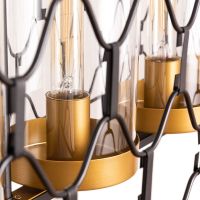 Товар: Подвесной светильник Divinare Dunkan 2021/04 SP-5 Черный античный Золото матовое - фото 2 Подвесной светильник Divinare Dunkan 2021/04 SP-5 Черный античный Золото матовое — фото 2, Подвесные светильники