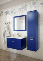 Тумба под раковину Sanflor Ванесса 75 С000005881 подвесная Индиго — фото 3, Мебель для ванной