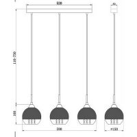 Подвесной светильник Maytoni Pendant Iceberg P012-PL-03-N Прозрачный Никель — фото 5, Подвесные светильники