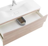 Тумба под раковину BelBagno Marino 110 MARINO-1100-2C-SO-RG-P подвесная Rovere Grigio — фото 5, Тумбы под раковину