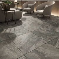 Керамогранит Italon Charme Deluxe X2 Grigio Orobico Nat Ret 610010001928 60х60 см — фото 7, Керамогранит