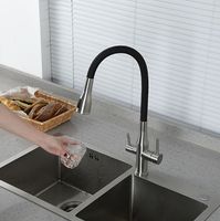 Смеситель для кухни Gappo G4399-65 Сатин Черный — фото 16, Смесители для кухни