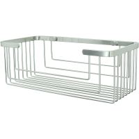 Полка корзина WasserKRAFT K-711N Никель — фото 1, Полки для ванной и душа