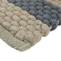 Коврик для ванной комнаты Fixsen Amber 50х80 FX-8040W Синий Бежевый — фото 2, Коврики для ванной комнаты