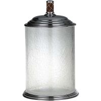 Ведро для мусора Boheme Murano 10914-CH-CR Хром Шоколад — фото 1, Мусорные ведра