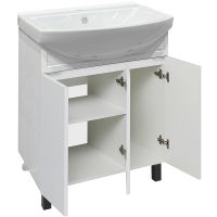 Товар: Тумба под раковину Runo Римини 75 00-00001255 Белая - фото 2 Тумба под раковину Runo Римини 75 00-00001255 Белая — фото 2, Тумбы под раковину