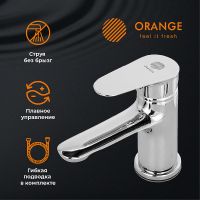 Товар: Смеситель для раковины Orange Modi M25-021cr Хром - фото 6 Смеситель для раковины Orange Modi M25-021cr Хром — фото 6, Смесители для раковины