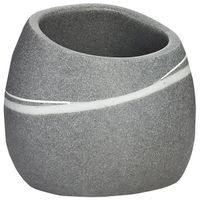 Стакан для зубных щеток Ridder Little Rock 22190107 Серый — фото 1, Стаканы для зубных щеток