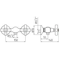 Товар: Смеситель для душа Migliore Provance 19473 Хром - фото 2 Смеситель для душа Migliore Provance 19473 Хром — фото 2, Смеситель для душа