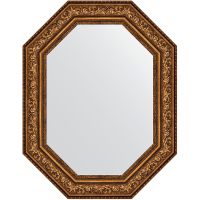Зеркало Evoform Polygon 90х70 BY 7259 в багетной раме - Виньетка состаренная бронза 109 мм — фото 1, Мебель для ванной