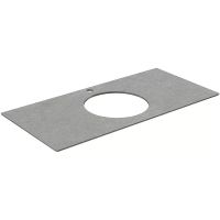 Столешница под раковину Kerama Marazzi Plaza Next Фондамента 100 PL5.DL500920R\100 Серый камень — фото 1, Раковины