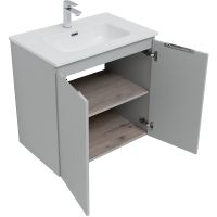 Товар: Тумба под раковину Aquanet Алвита New 70 303903 подвесная Серая матовая - фото 7 Тумба под раковину Aquanet Алвита New 70 303903 подвесная Серая матовая — фото 7, Мебель для ванной