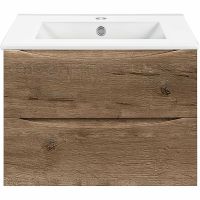 Тумба под раковину Vincea Mia 70 VMC-2MC700VO подвесная V.Oak — фото 1, Тумбы под раковину