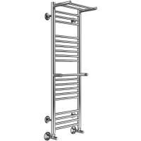 Водяной полотенцесушитель Terminus Аврора П20 300x1010 4660059582146 с полкой Хром — фото 2, Водяные полотенцесушители