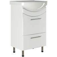 Тумба под раковину Mixline Радуга 52 523405 Белая — фото 1, Мебель для ванной