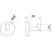 Товар: Крючок Allen Brau Priority 6.31001-MG Графит брашированный - фото 4 Крючок Allen Brau Priority 6.31001-MG Графит брашированный — фото 4, Крючки для полотенец