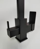 Смеситель для кухни Frap H802-6 F43802-6 Черный матовый — фото 3, Смесители для кухни