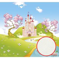 Фреска детская Ortograf Сказочная страна 5268 Фактура флок FLK Флизелин (2,9*2,7) Разноцветный, Замки/Мультимедия арт-5268 (флок FLK) — фото 1, Фрески