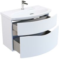 Товар: Тумба под раковину Kerama Marazzi Riva 80 RV.80\WHT.M подвесная Белая матовая - фото 4 Тумба под раковину Kerama Marazzi Riva 80 RV.80\WHT.M подвесная Белая матовая — фото 4, Мебель для ванной