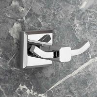 Двойной крючок Gappo G38 G3805-2 Хром — фото 6, Крючки для полотенец