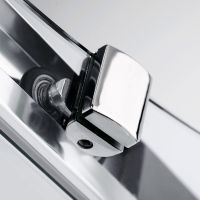 Душевая дверь WasserKRAFT Lippe 170 45S09 профиль Хром стекло прозрачное — фото 7, Раздвижные душевые двери