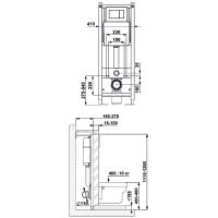 Товар: Инсталляция Berges Atom 410 для унитаза с Черной клавишей смыва арт-040332 - фото 9 Инсталляция Berges Atom 410 для унитаза с Черной клавишей смыва арт-040332 — фото 9, Инсталляции для унитазов