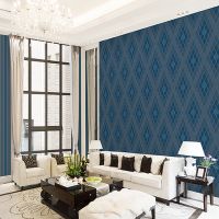 Обои Andrea Rossi Barbana 54293-5 Винил на флизелине (1,06*10,05) Синий, Орнамент — фото 2, Обои для стен